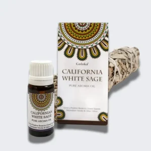 aceite esencial puro Goloka con salvia blanca