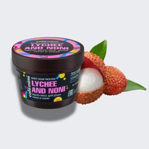 Mousse de jabón Tonificante. Lychee y Noni.