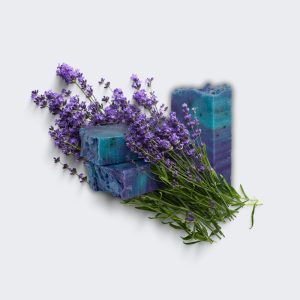 Pastilla de jabón de lavanda