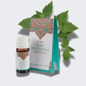 aceite esencial puro goloka con pathouli.