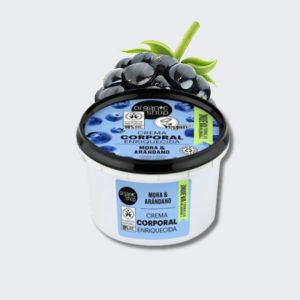 Body cream Enriquecida Mora y Arándanos.