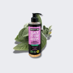 Champú anti-caída con salvia y arníca.