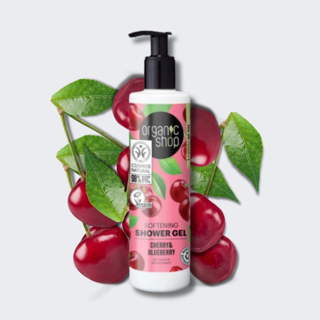 Gel de ducha suavizante - Cereza y Arándano